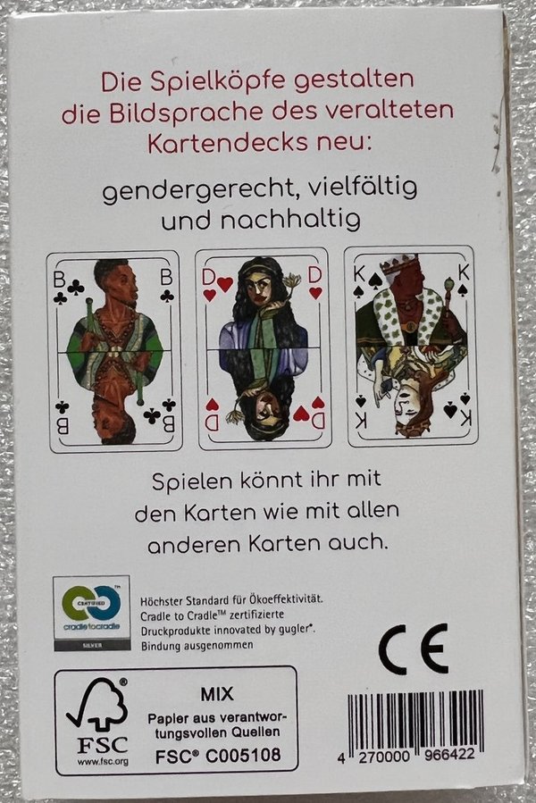 Gendergerechtes Kartendeck - Romme