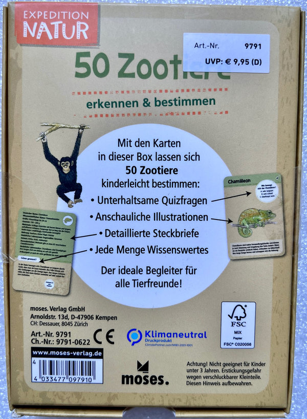 50 Zootiere