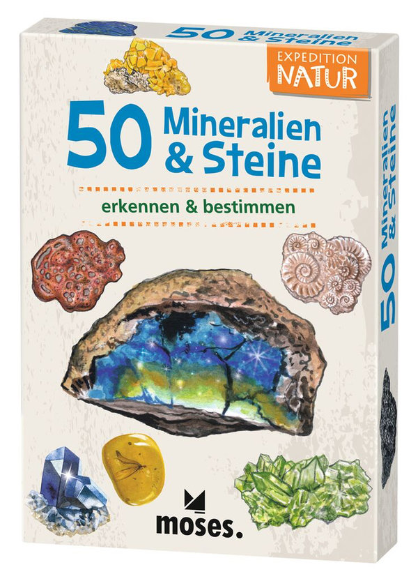 50 Mineralien & Steine